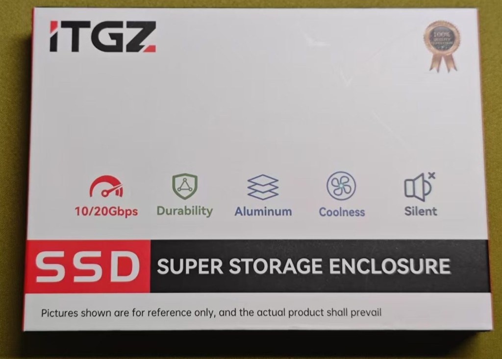 ITGZ m.2硬盘盒包装