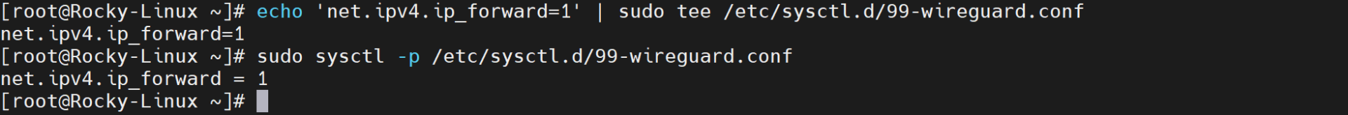 在Rocky Linux上部署WireGuard